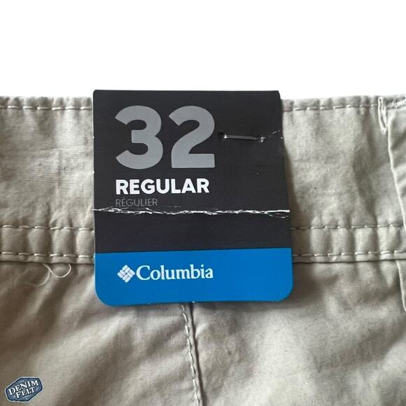 Columbia Mens Fossil (Tan) Washed Out Lightweight Summer Shorts | NEW/NWT!! - Picture 13 of 15